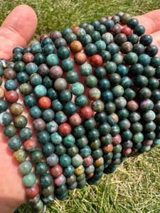 Bloodstone Bead Strand 
