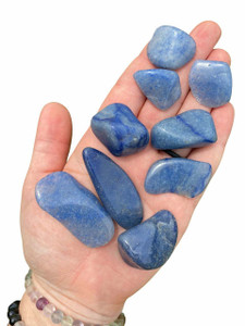 Blue Aventurine Tumbled Stone - Polished Blue Aventurine Tumbled Stone