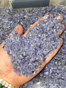 Bulk Tanzanite Chips (1 lb. Bag)  Size 3mm - 5mm 