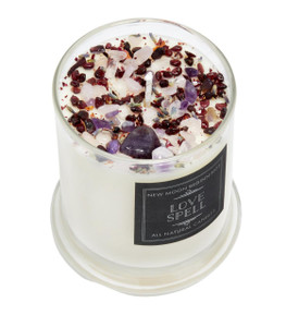 Love Spell Intention and Ritual Candle