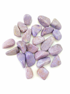 Purple Jade Tumbled Stone Grade AA - Polished Purple Jade Crystal