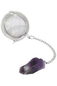 Raw Amethyst Crystal Tea Infuser