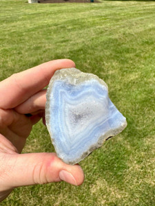 Raw Blue Lace Agate 
