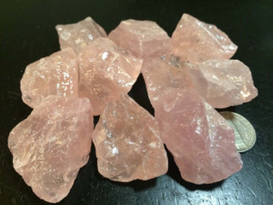Raw Rose Quartz Crystal - Natural Rose Quartz