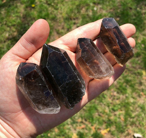 Raw Smoky Quartz Crystal Point
