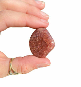 Red Aventurine Tumbled Stone - Polished Natural Red Aventurine