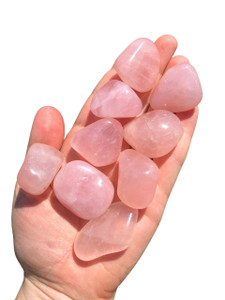 Rose Quartz Tumbled Stone - Polished 